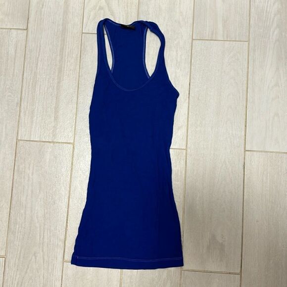 Splits 59 XS blue tank top new - Picture 1 of 4